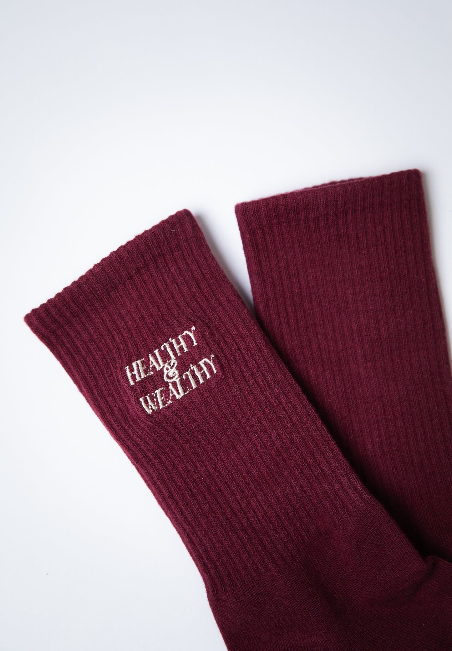 Healthy & Wealthy in Maroon